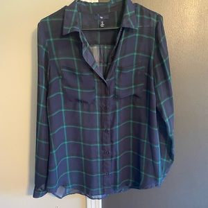 Jcrew sheer blouse